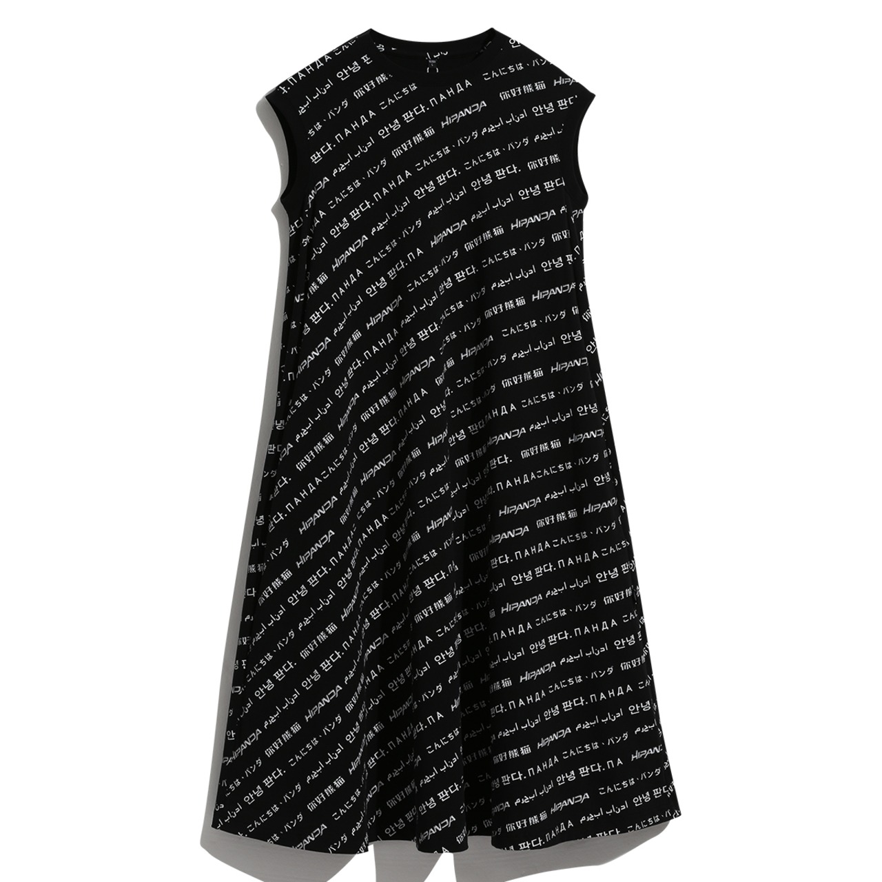 【HIPANDA 】2521 レディース  文字プリント ワンピース