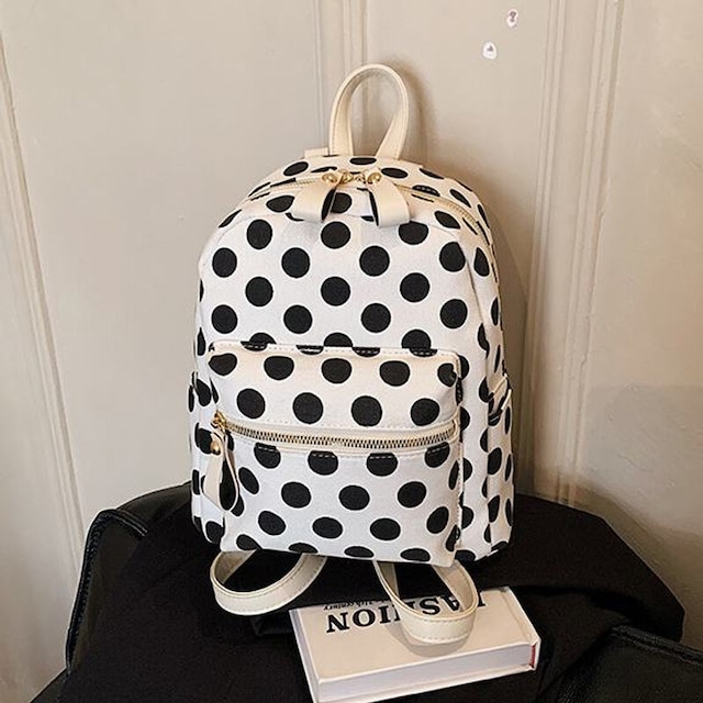 Polka dot backpack　B4336