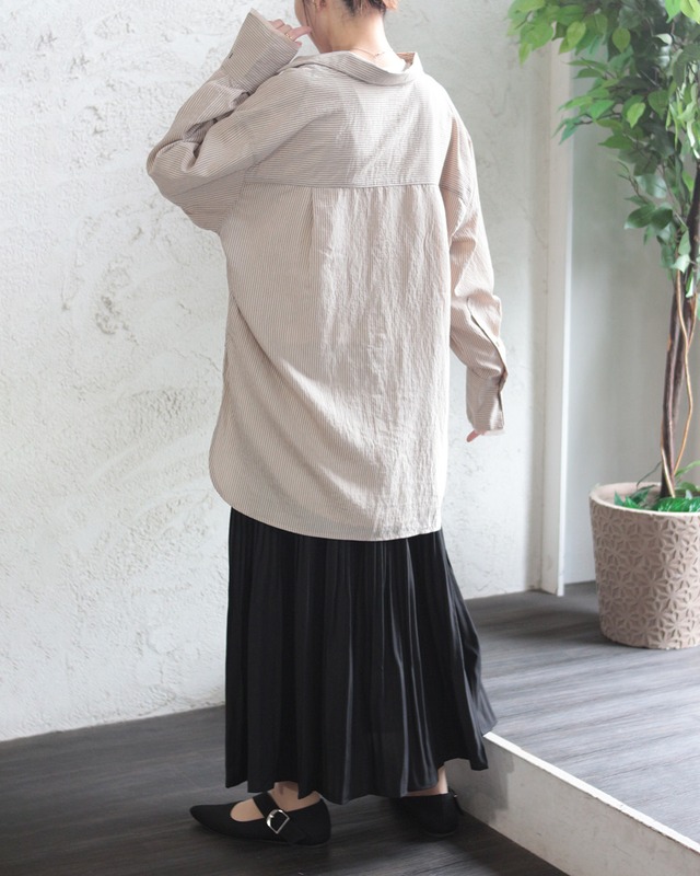 【hunch】Eキャンバス プリーツスカート　(251089)