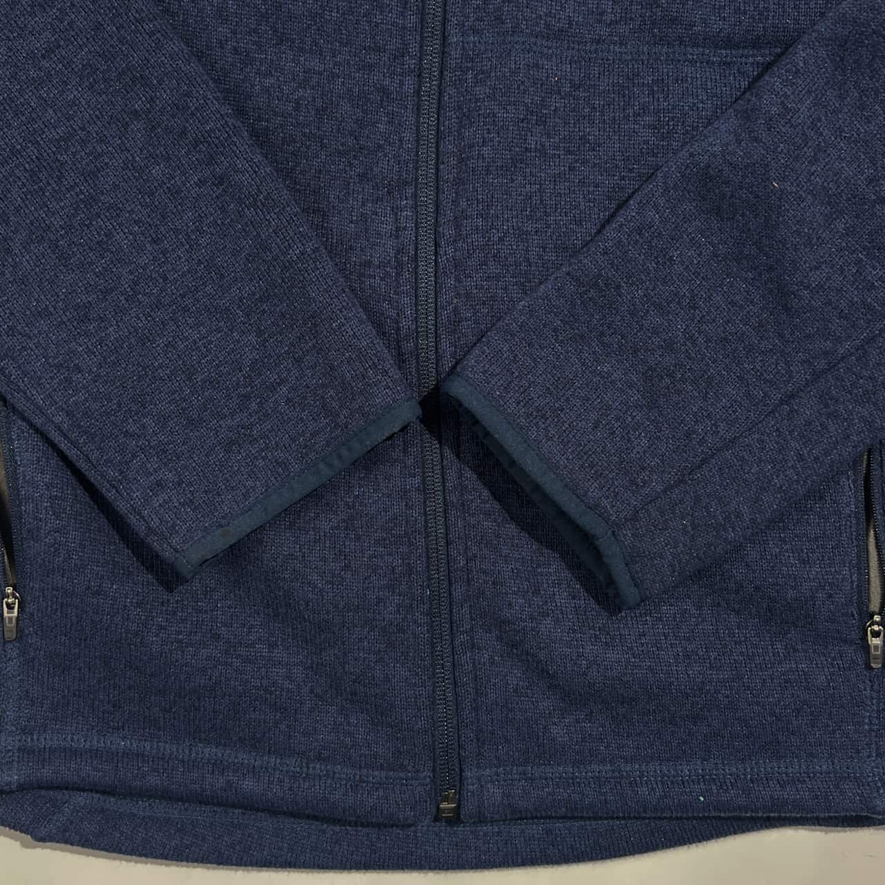 L.L.Bean エルエルビーン ハーフジップ ニット プルオーバー M REG /ネイビー系 メンズ アウトドア