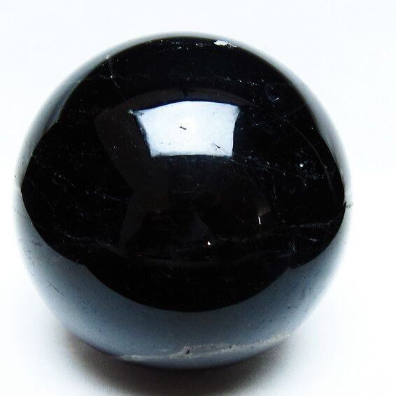 2.4Kg 黒水晶 丸玉 123mm モリオン 丸玉 モリオン スフィア 一点物 161-932