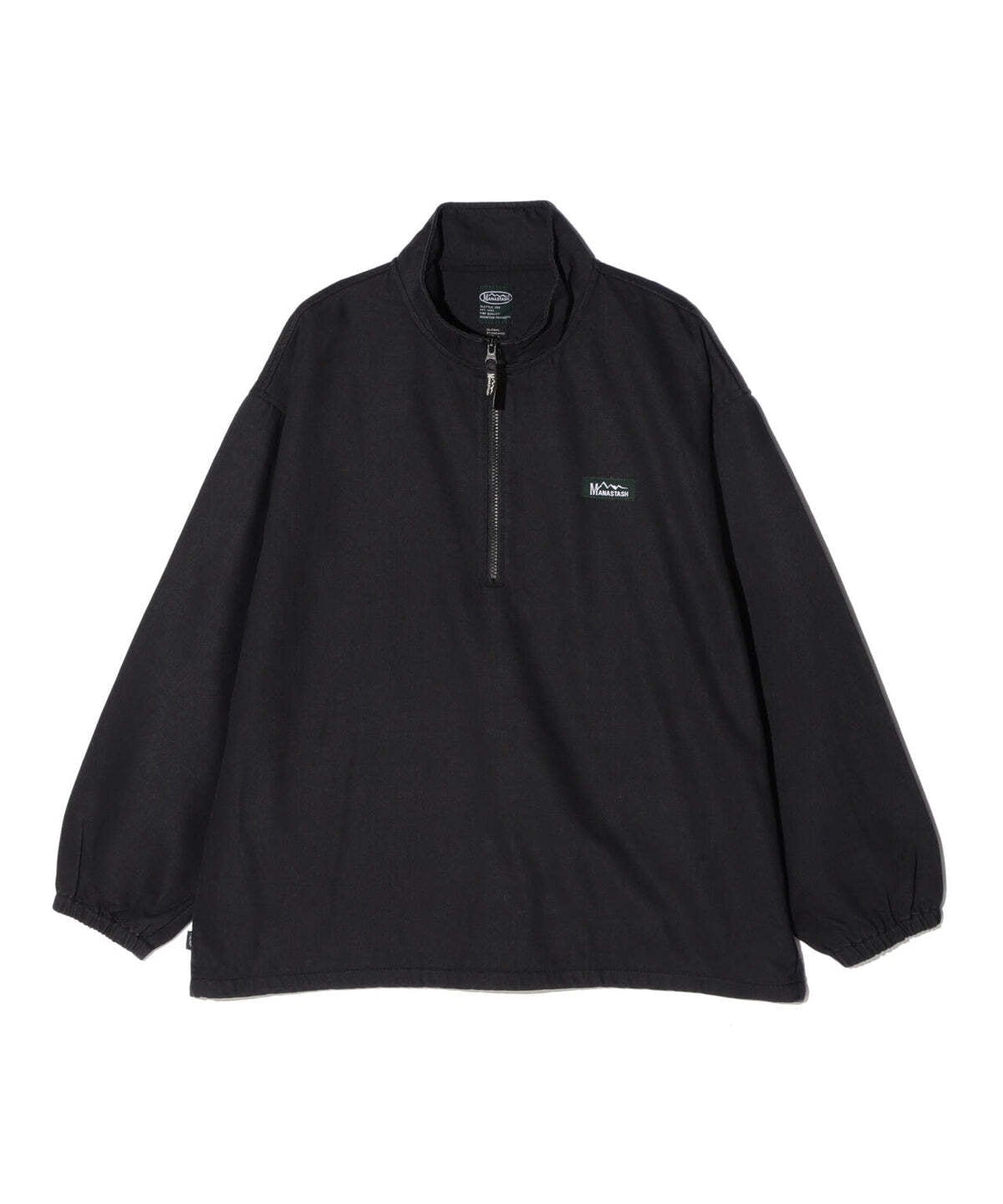 MANASTASH (マナスタッシュ) - CHILLIWACK PULLOVER (チリワックプルオーバー) ブラック