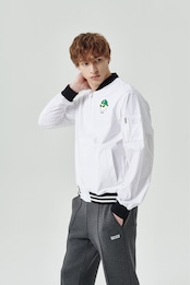 GOXO ゴーエックスオー スウェッグボールストレッチブルゾンジャケット ホワイト