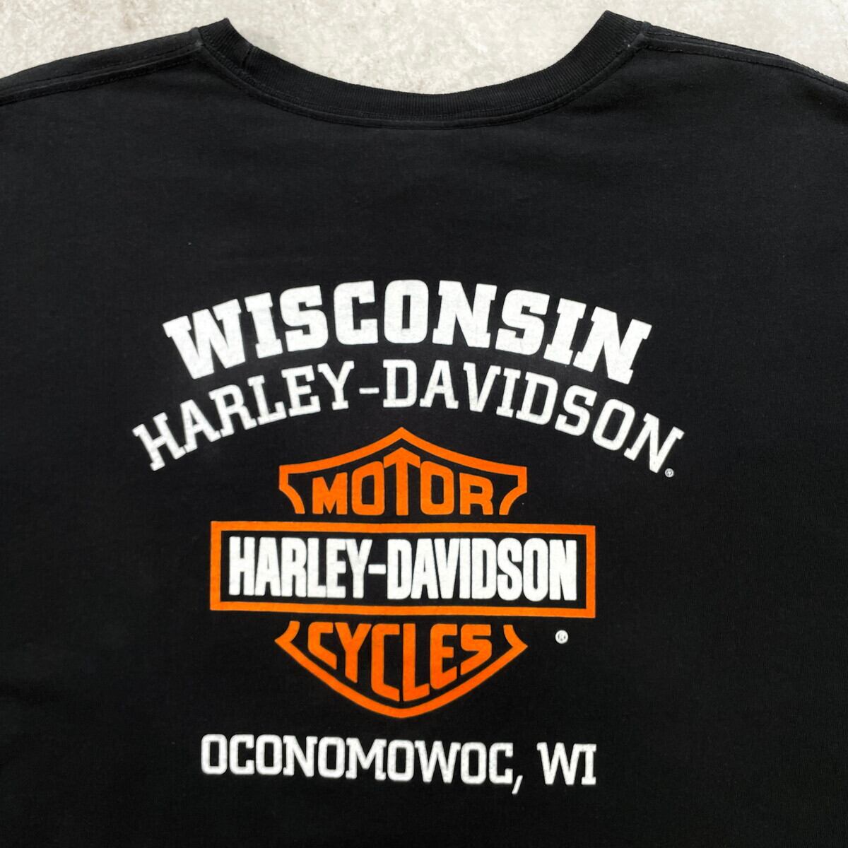 Harley-Davidson ハーレーダビッドソン 両面プリント Tシャツ メンズXL