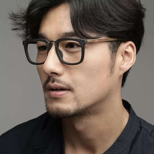 Retro Wood Grain Glasses -wellington- / レトロ ウッド グレイン メガネ -ウェリントン-　