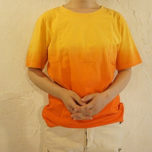 TOPANGA fashion　グラデーションTシャツ　オレンジ