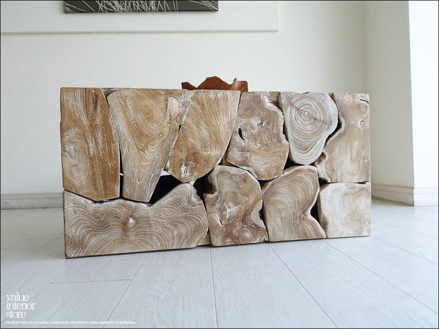 チーク無垢材 ブロックベンチ 長椅子 シャビー チェア 銘木家具 スツール チーク無垢材 ブロックベンチNW/A06 椅子 長椅子 花台 シャビー チェア