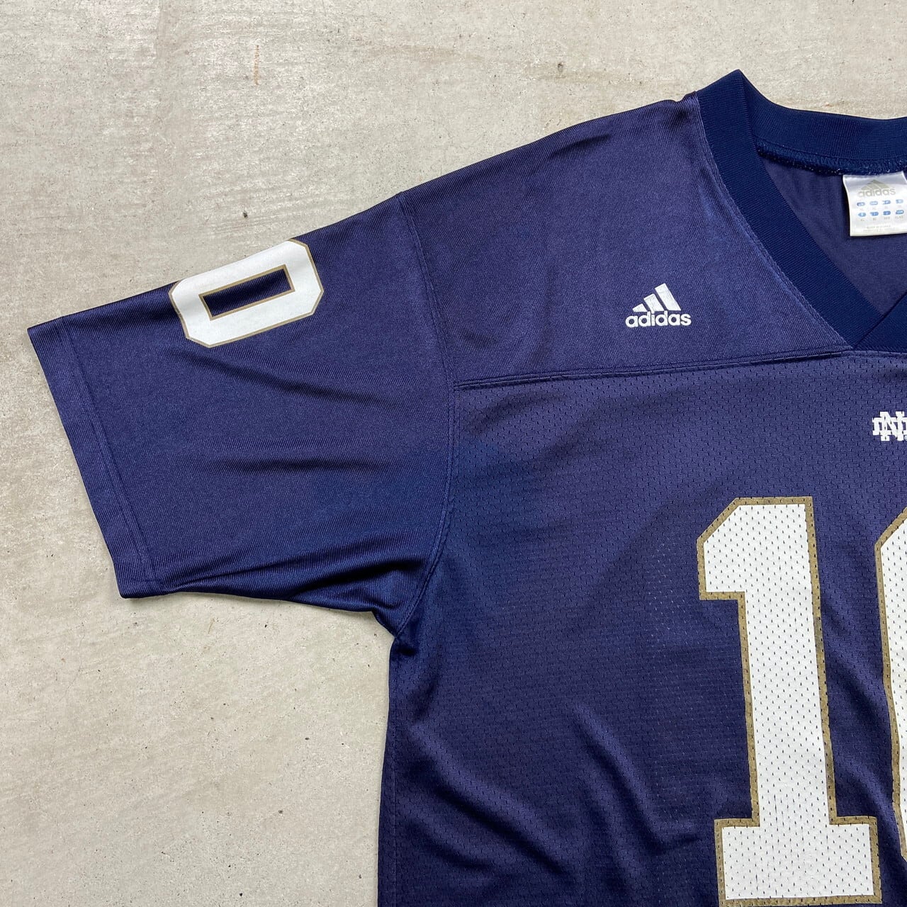 adidas アディダス ノートルダム大学 メッシュ切り替え フットボール