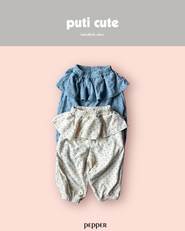 80-120 ꒰ 予約 ꒱  Dot cancan jogger / Pepper ⸝⋆