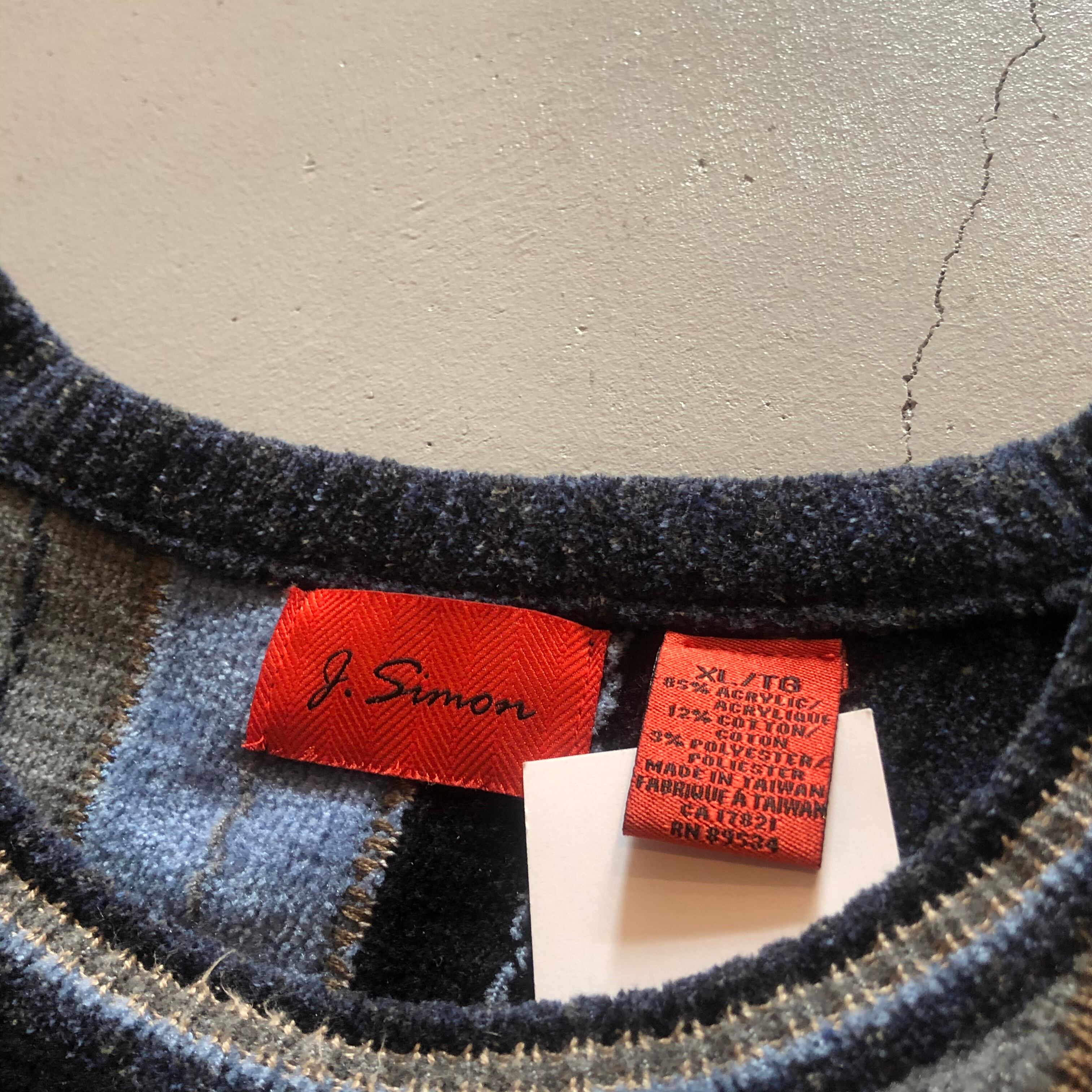 90s J.Simon 3D knit sweater【高円寺店】 | What