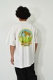 00s "キリン" animal print T-shirt