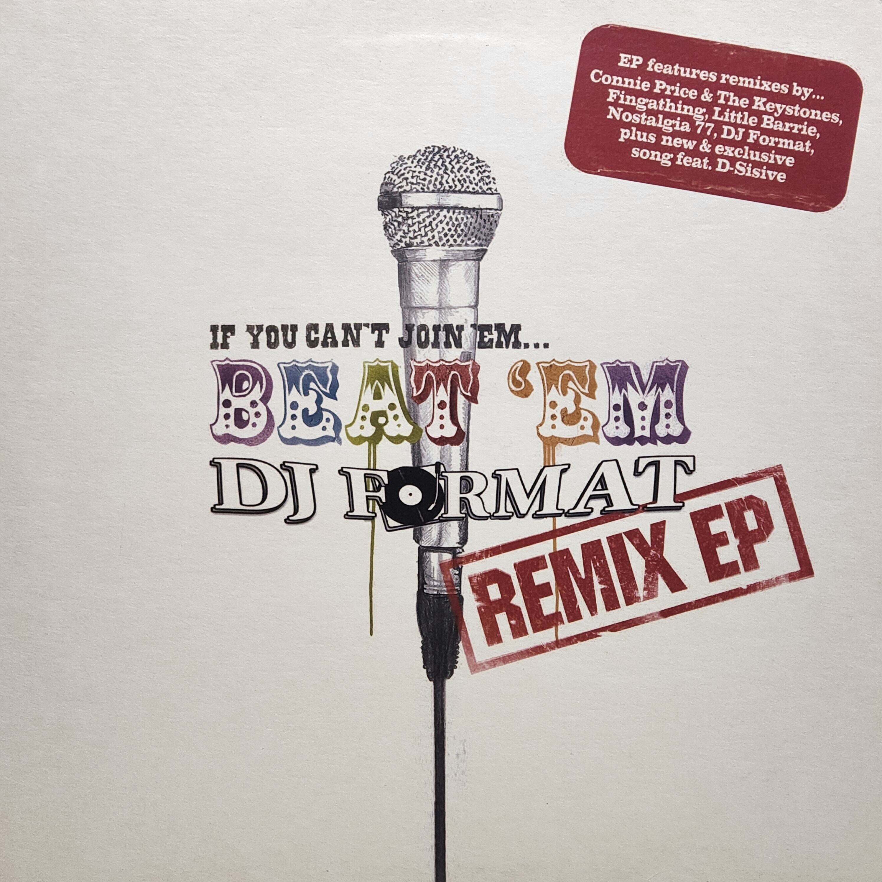 DJ Format / If You Can't Join 'Em... Beat 'Em Remix EP [GEN 041T, 508.0041.130] - 画像1