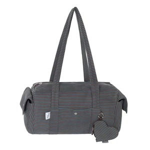 [Two Days off] Retro Color Striped Shoulder Bag