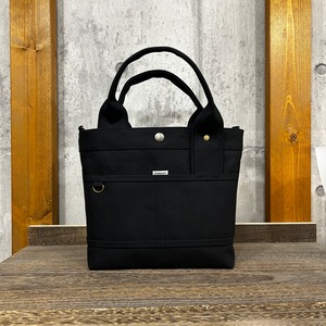 当店人気No.1.▽Bi Color Tote "M"【ブラック】