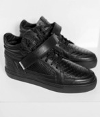 GUN METAL Python Sneaker – BLACKOUT
