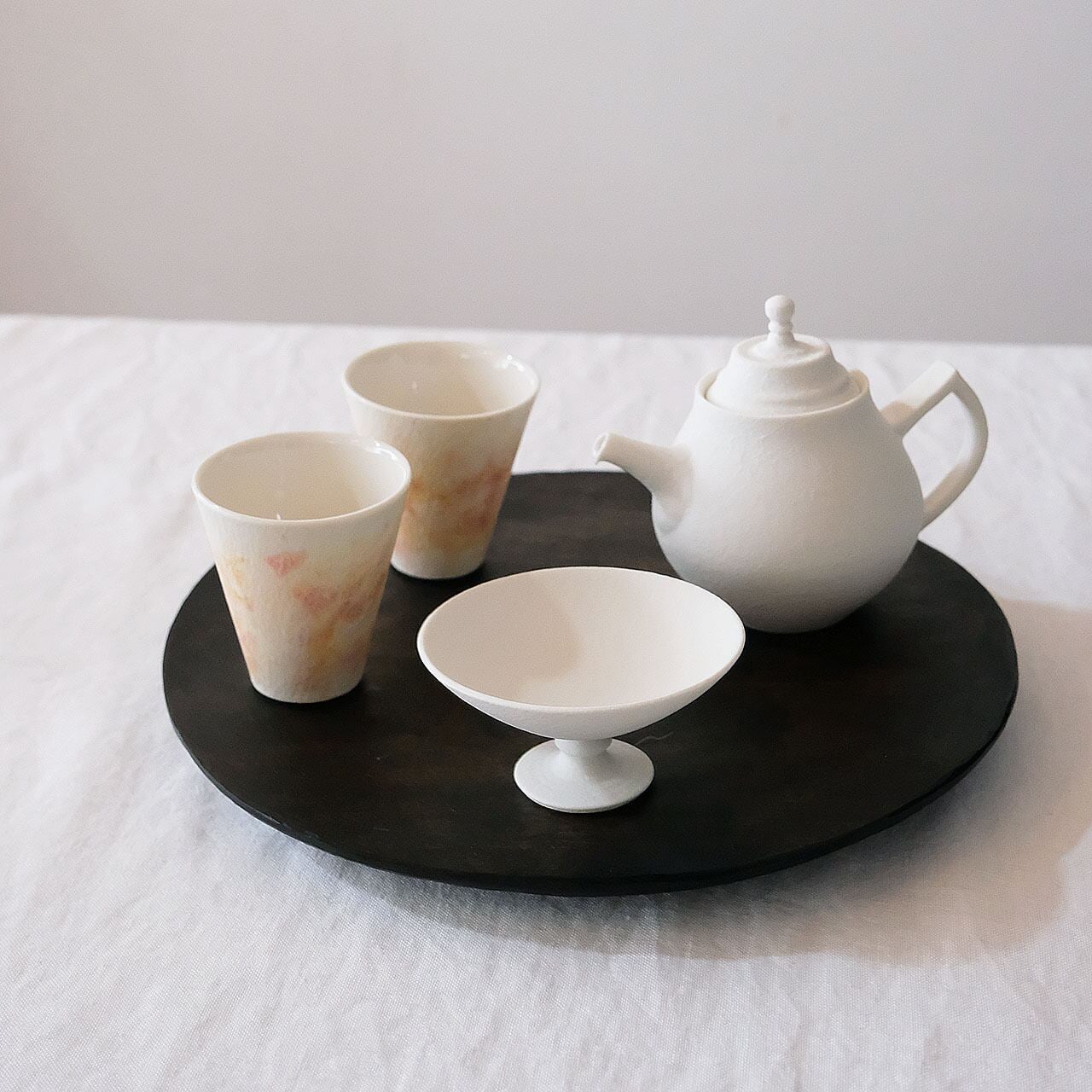 村井大介 Daisuke Murai 磁化粧 ポット小 no.37-2 | les trois