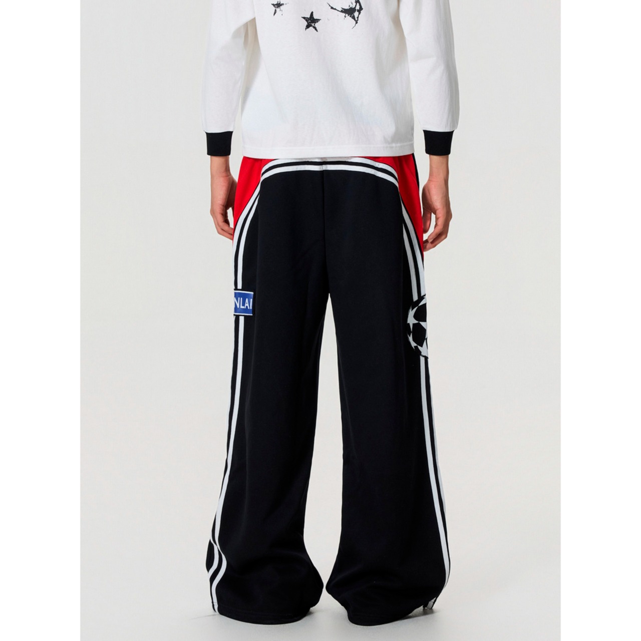 ストリート  1998フェイクレイヤード スウェットパンツ P372