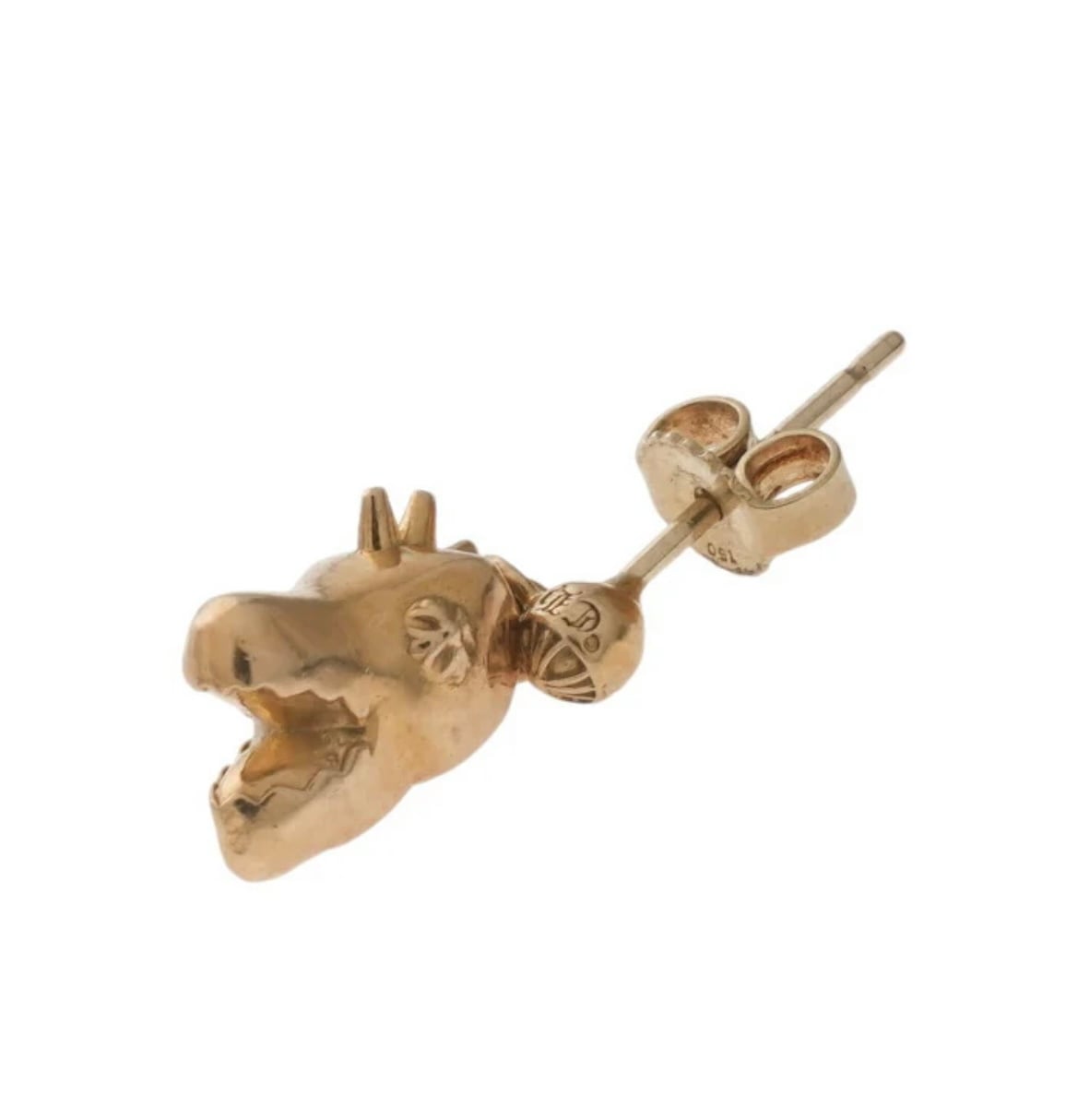 CHROME HEARTS クロムハーツ 22K ディノヘッドドロップ DINO HEAD DROP