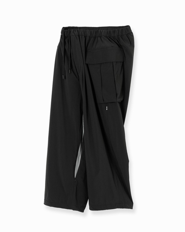 SUMARI NYLON WIDE TAPERED EASY しつこ PANTSLOGO