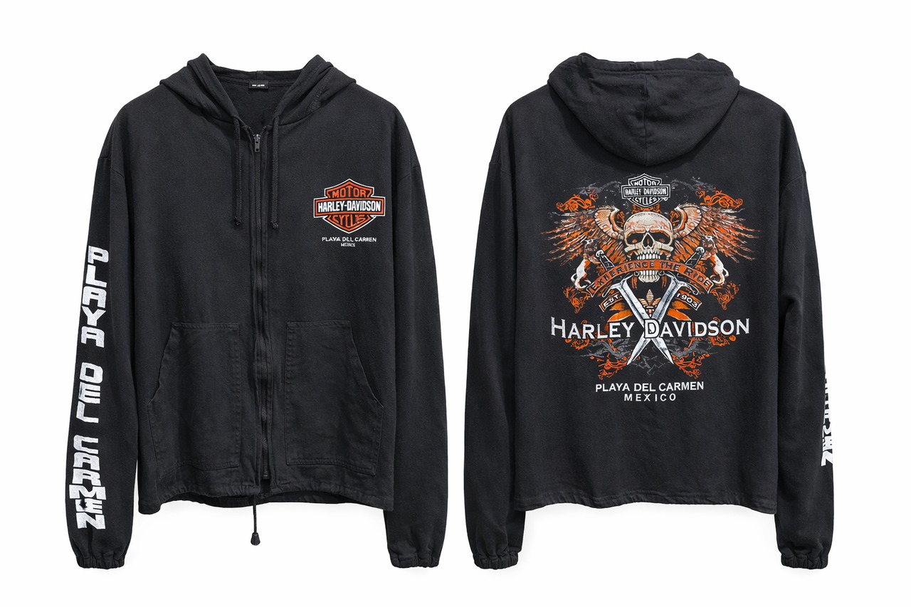ハーレーダビッドソン　プルオーバーパーカー　レディース