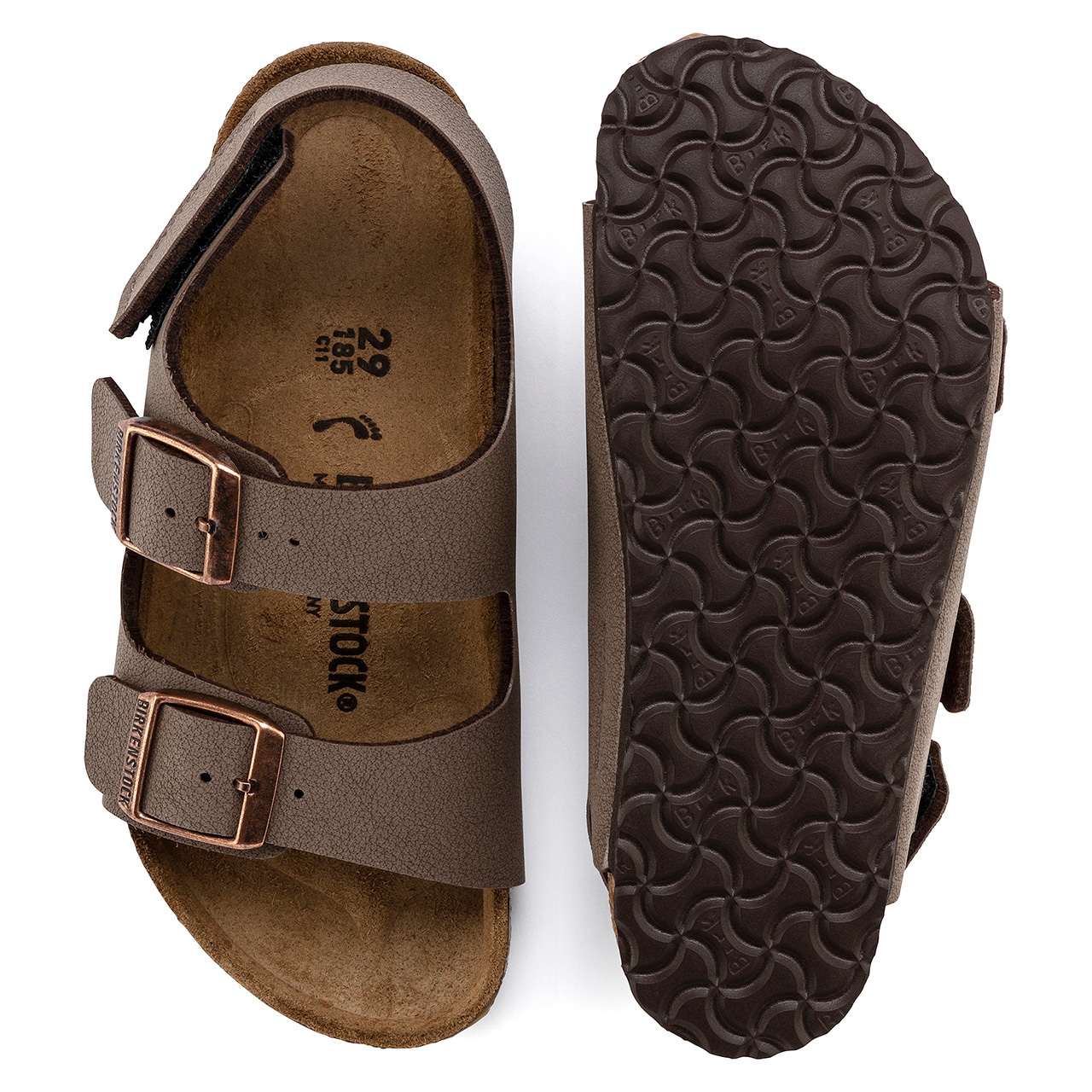 ［BIRKENSTOCK］Milano／ミラノ HL Kids BFBC （24-35）｜Mocha