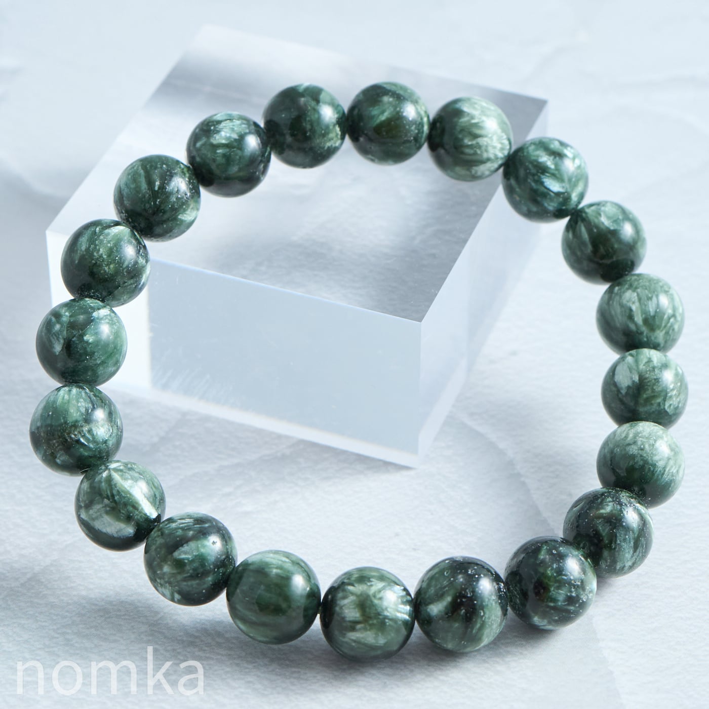 セラフィナイト【10.5-11mm/AAA/ロシア産】 一連ブレスレット nbra