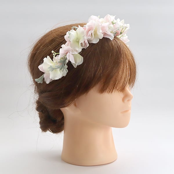 花かんむり＜ハーフバースデー＞ベビーピンクミニサイズ | hanaル