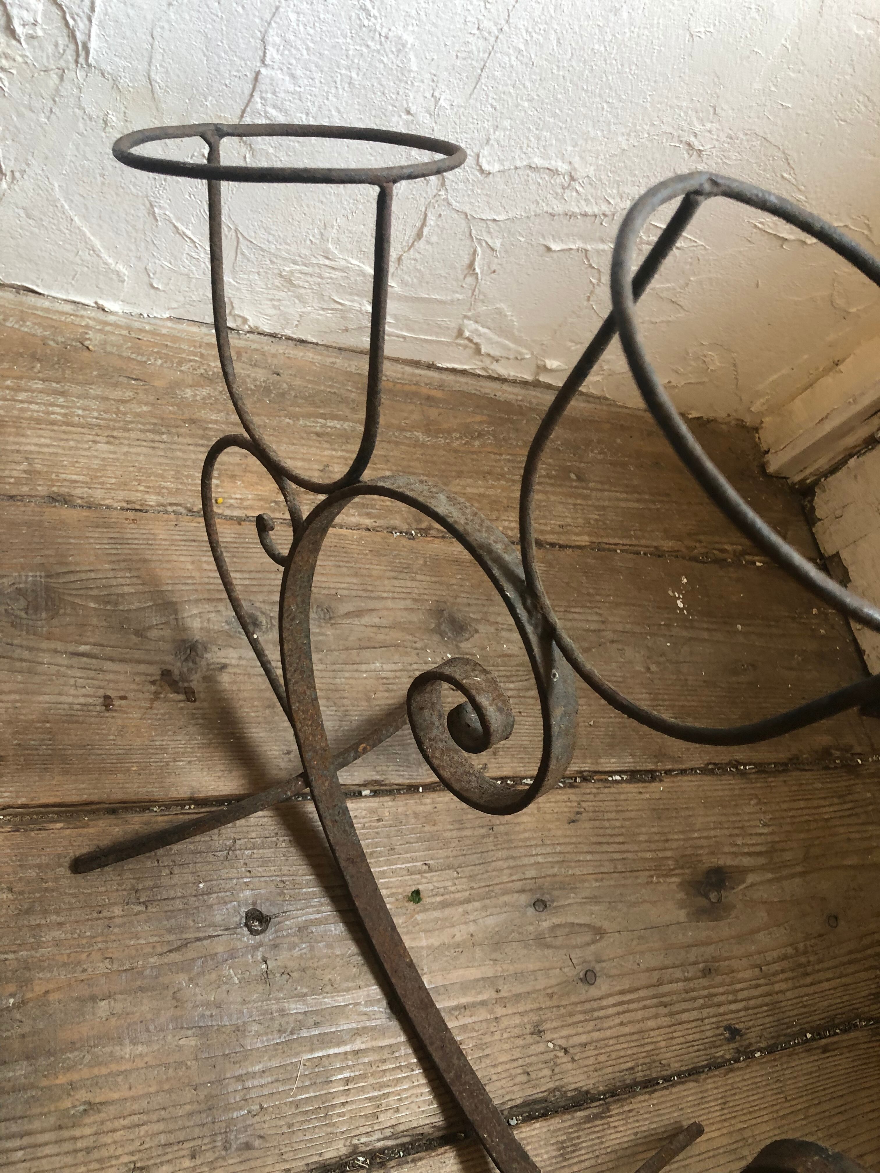 フランスアンティーク プランタースタンド4ポット | Brocante de フランスアンティーク プランタースタンド4ポット | Brocante de