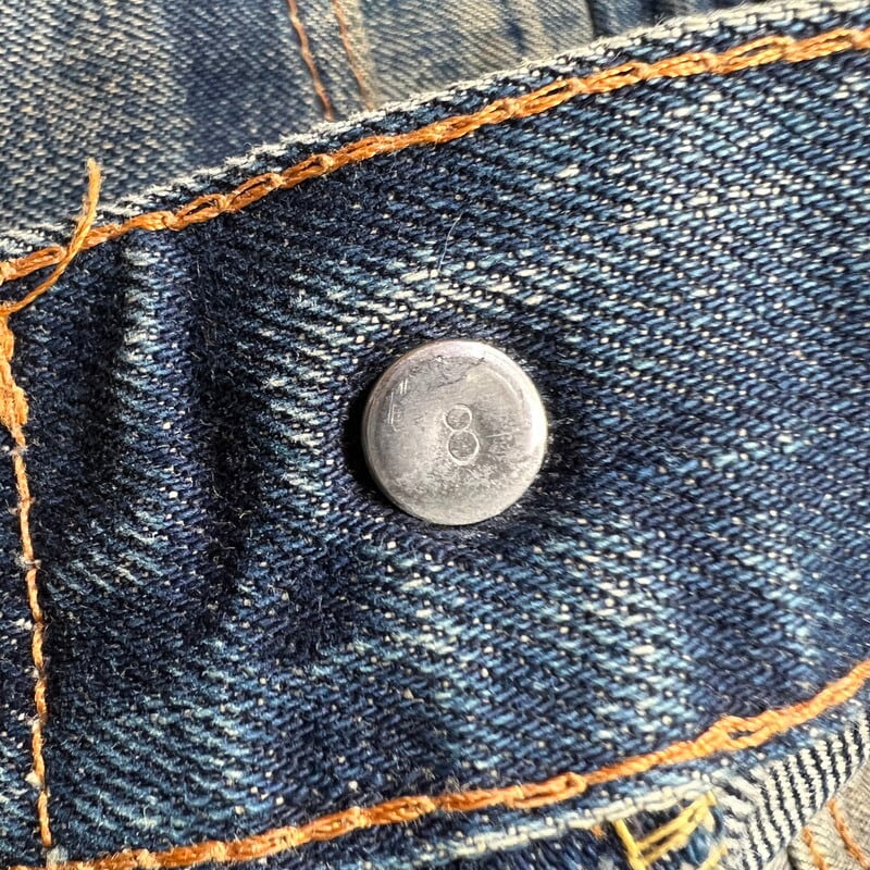 60's 70's LEVI'S リーバイス 505 デニム Big E 並行ステッチ 刻印8 