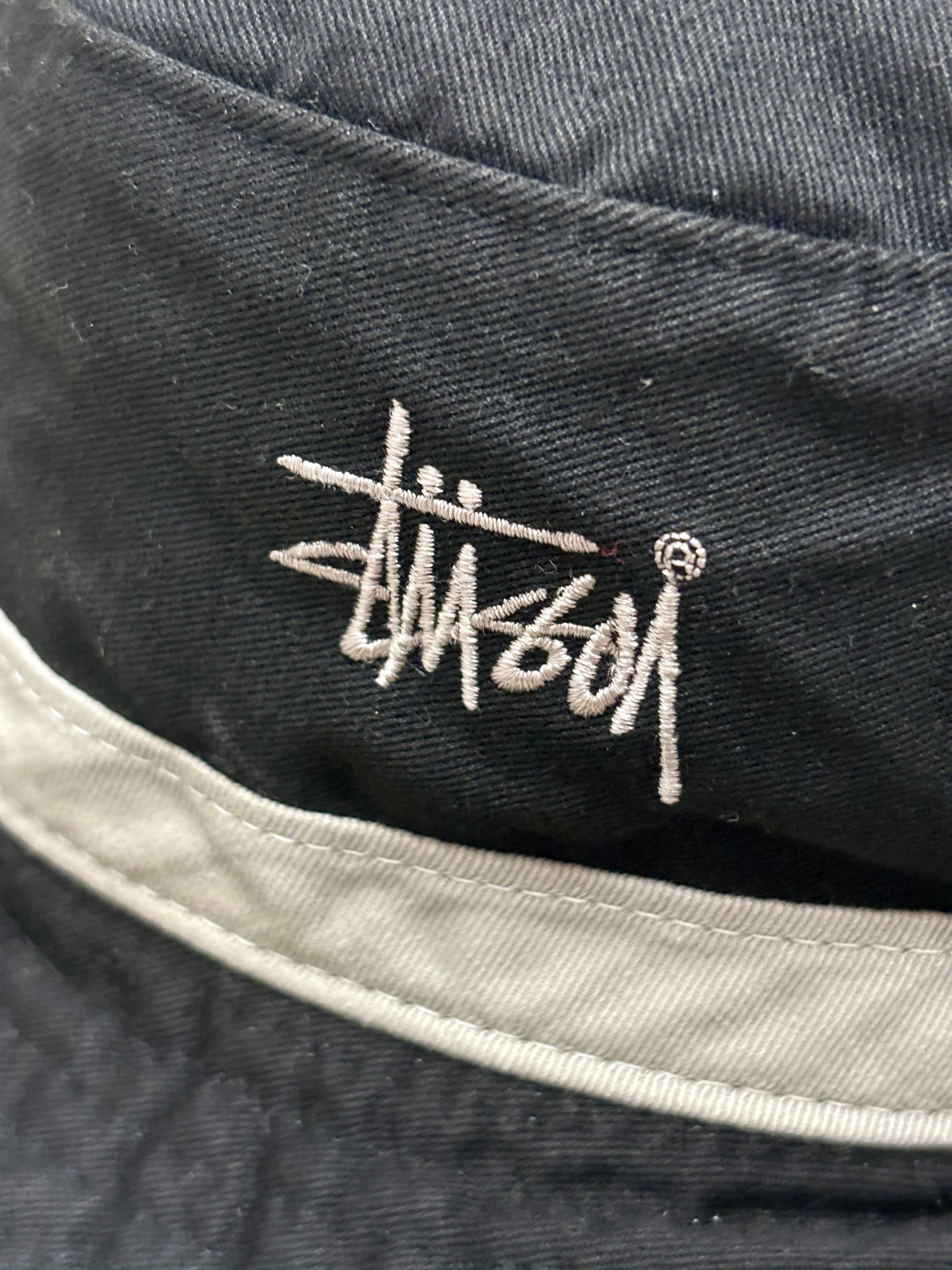 90～00s OLD STUSSY/Bucket Hat/紺タグ/L-XL/バケットハット/ストック