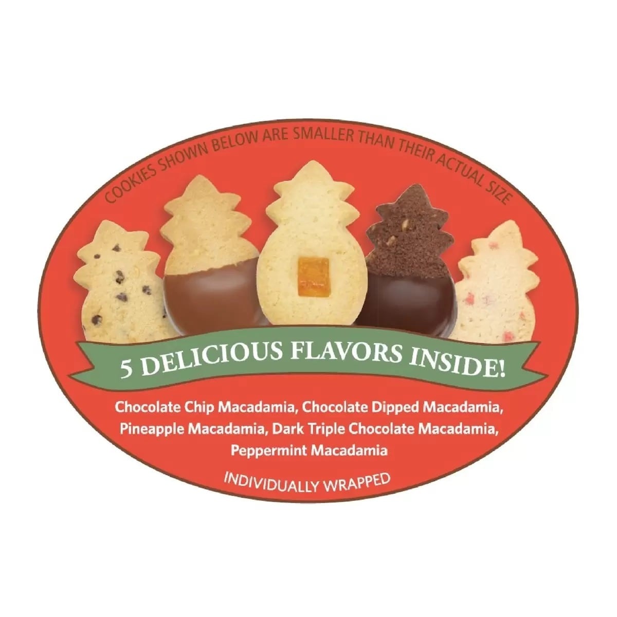 ホノルルクッキー ホリデーボックス 計30枚入 5種類のクッキー 限定