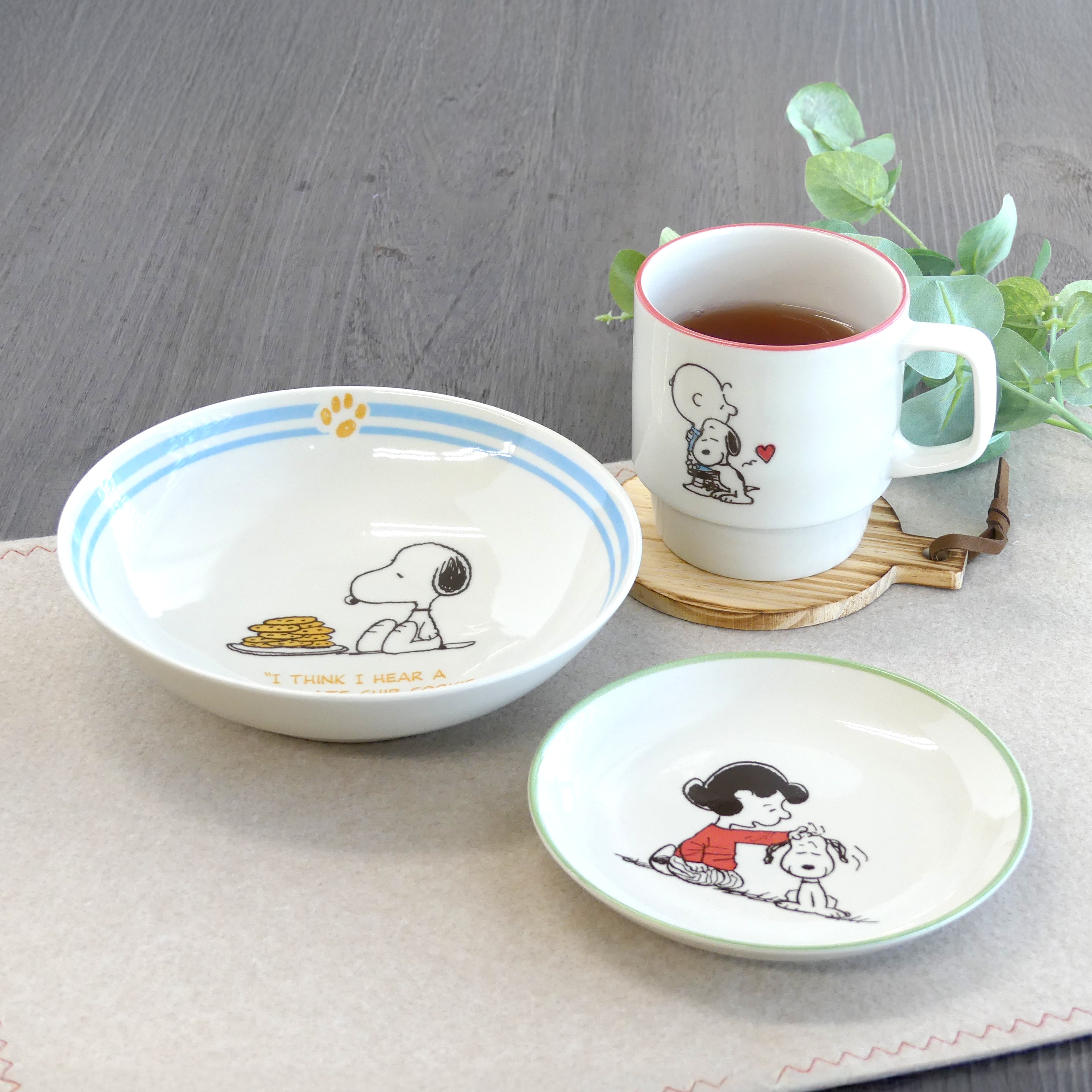 スヌーピー】トリオパスタプレートセット【SN2500】SN2500-139