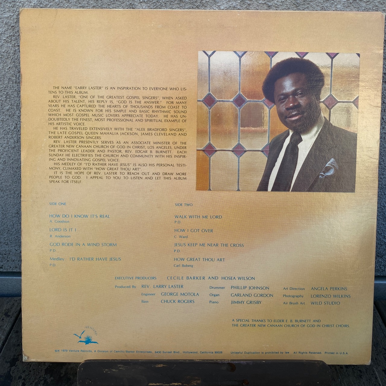 Rev. Larry Laster – Walk With Me Lord