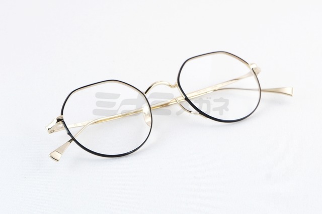 KameManNen メガネ KMN-5501 GD/BK クラウンパント クラシカル カメマンネン 鯖江 日本製 正規品-4枚目