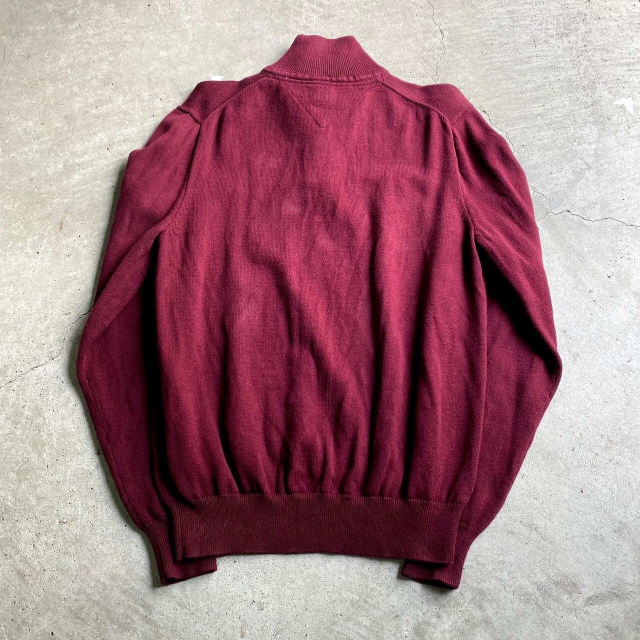TOMMY HILFIGER トミーヒルフィガー ハーフジップ コットンニット 