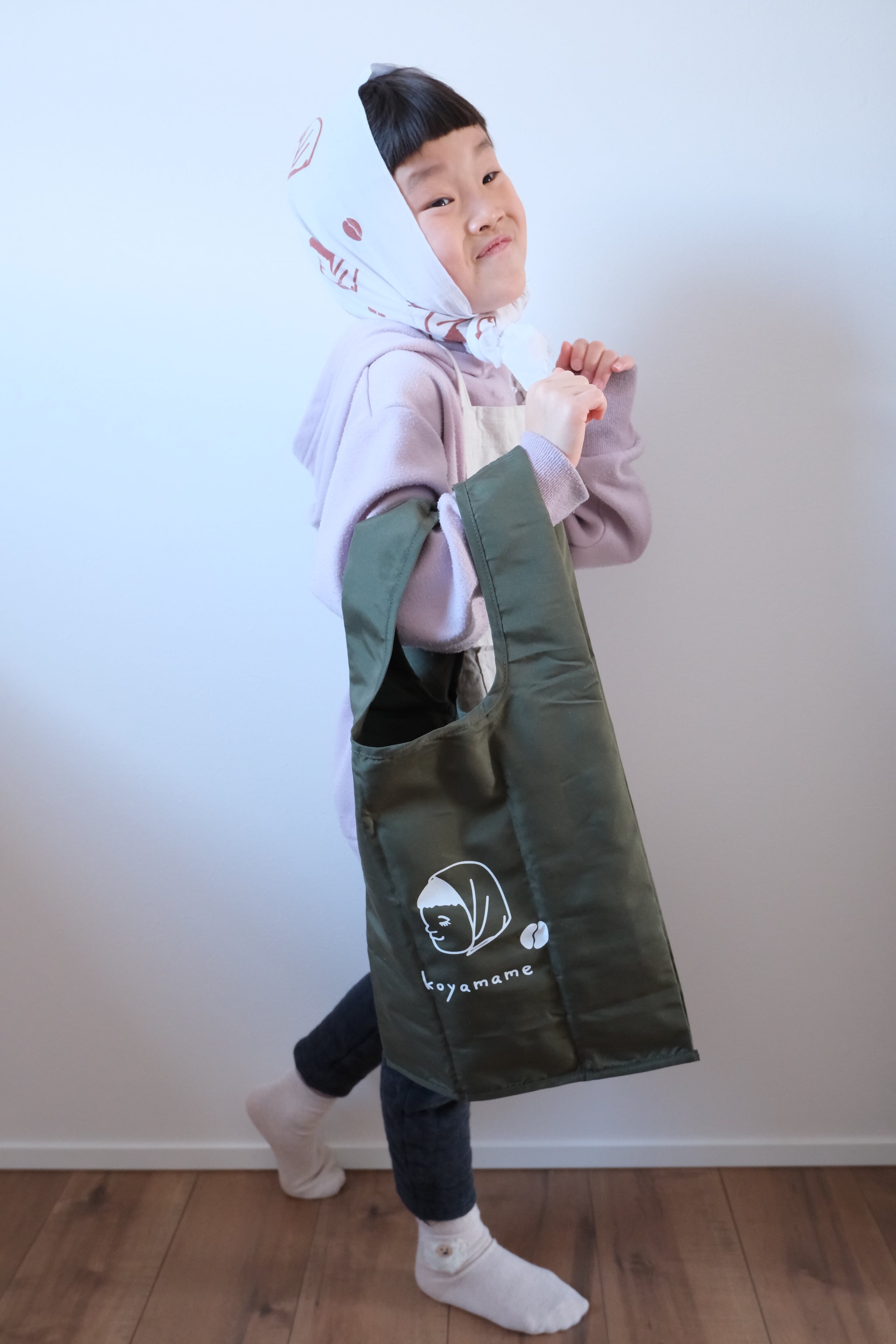 マルシェバッグ(オリーブ) | koyamame