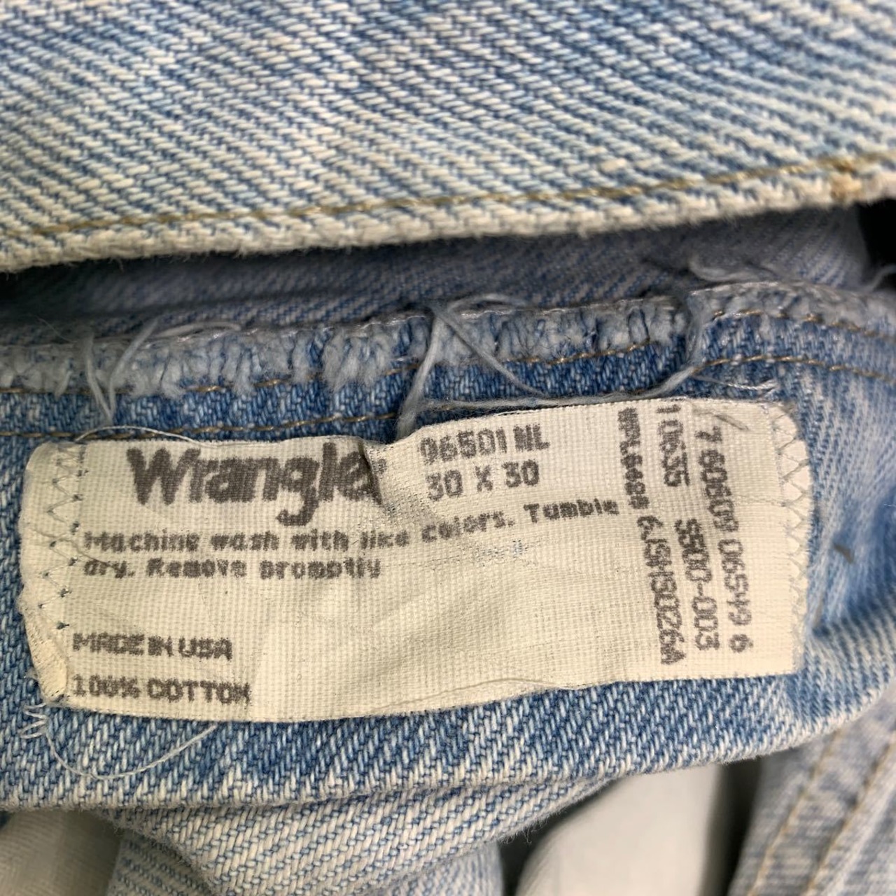 Wrangler デニムパンツ W30 ラングラー ライトブルー コットン USA製 