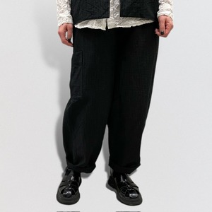 Vlas Blomme Vintage Check Twill Cargo Pants
