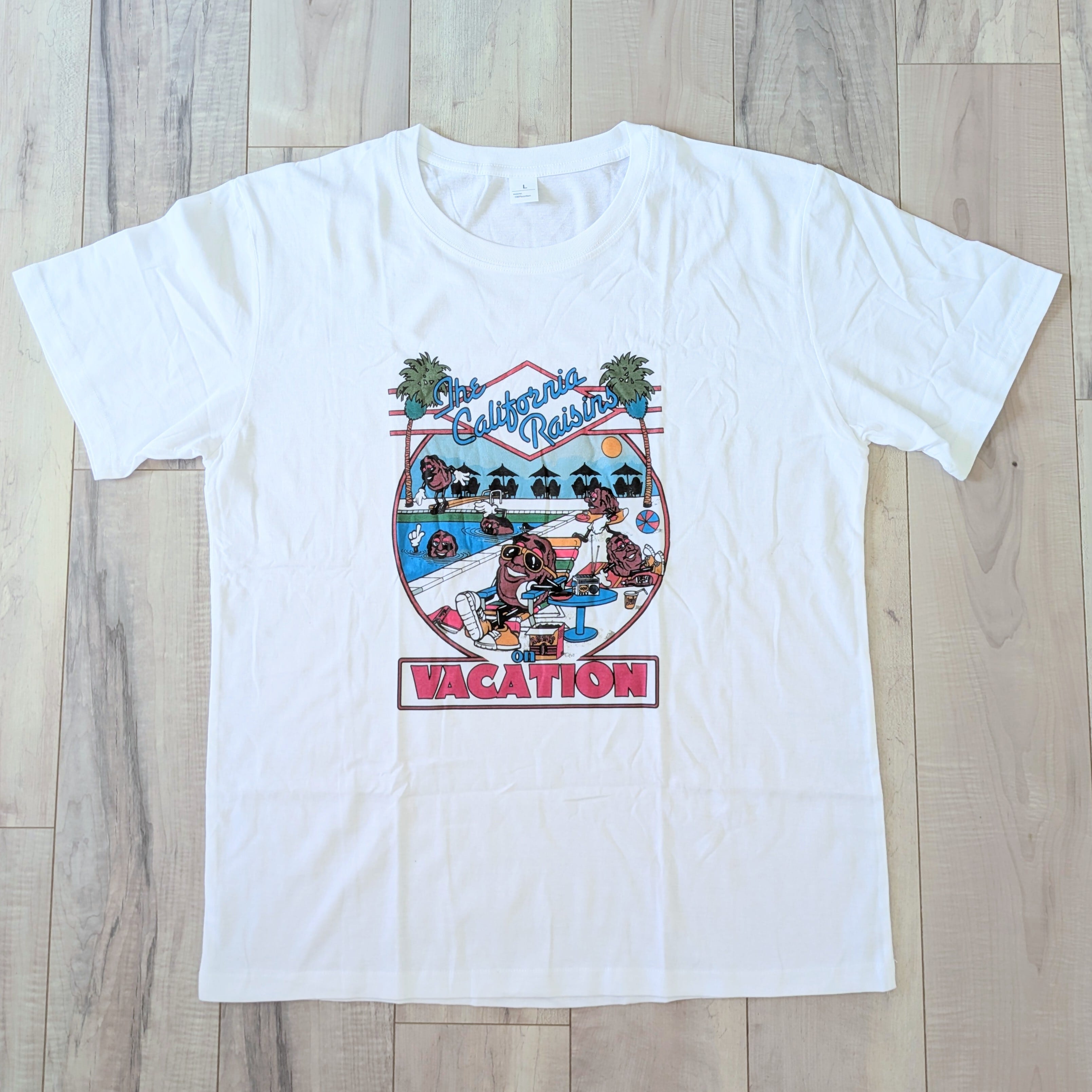 ♧【 California Raisins（ カリフォルニアレーズン ）】『 ON VACATION 』/ Tシャツ〚アメリカン雑貨 アメトイ〛