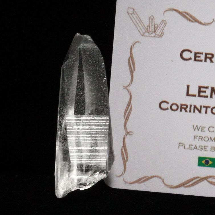 レムリアンシード 水晶 原石 ブラジル ミナスジェライス州 コリント産 証明書付属 一点物 271-559