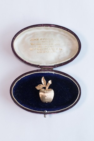 【Run Rabbit Run Vintage】AVON apple brooch