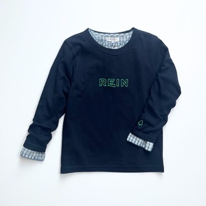 ＜REIN＞Kids Long-sleeved T-shirt  ロングスリーブTシャツ(Nevy)