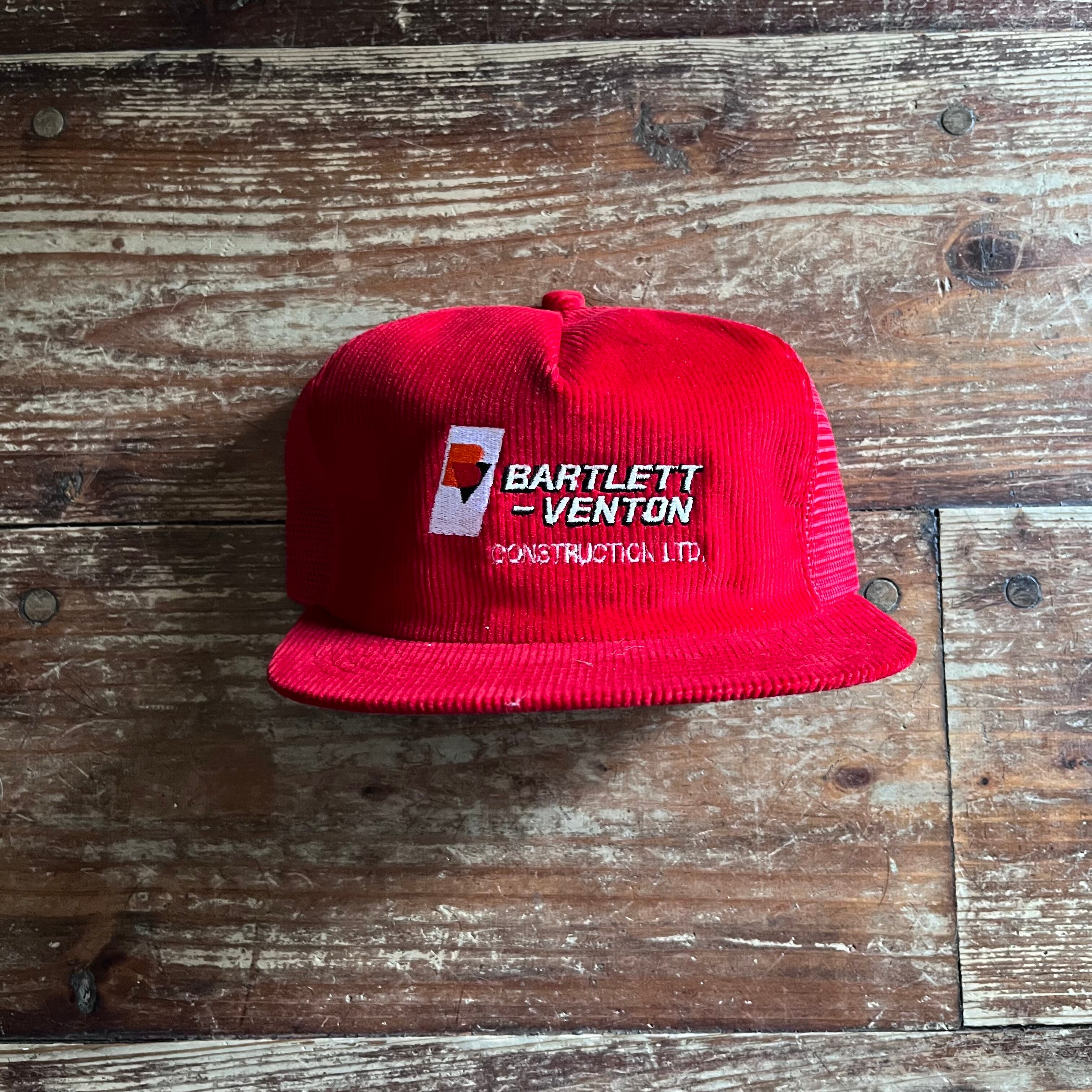 1970's "K-Products" Corduroy Mesg Trucker Hat/Bartlett-Venton