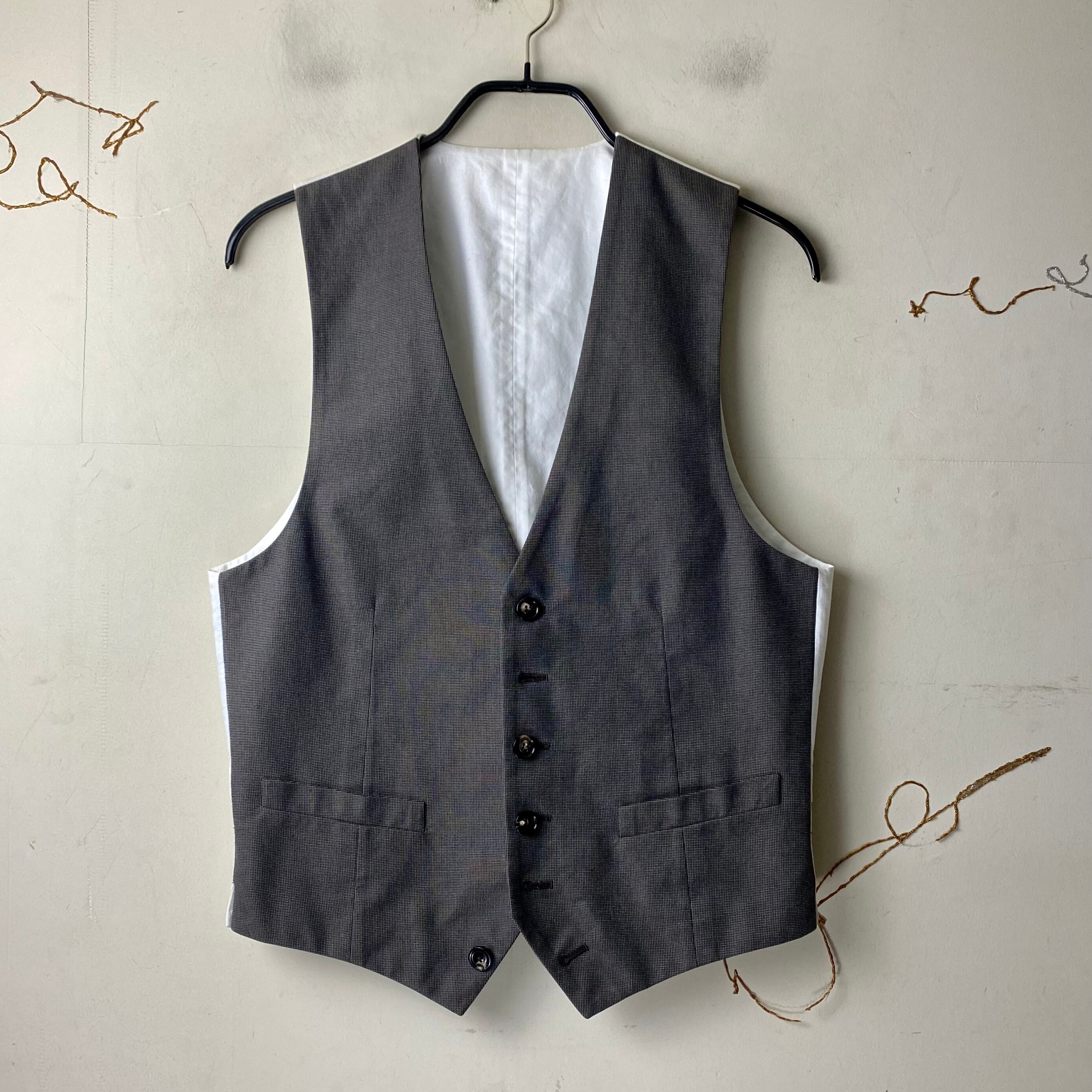 MAISON MARTIN MARGIELA ⑭ cotton gilet | NOIR ONLINE