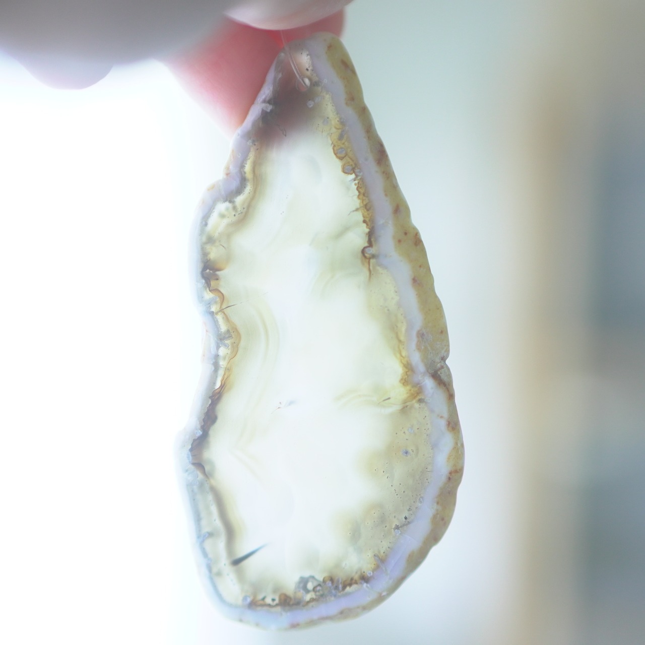 Caramel Mocha - アゲートヒーリングチャイム / Agate Sun Catcher Wind Chime 1088