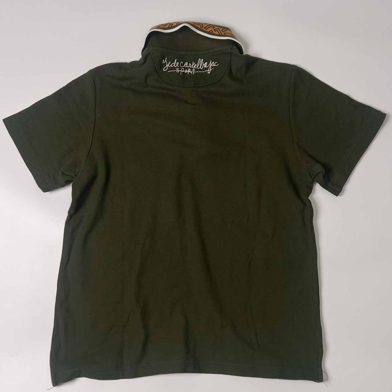 Jean Charles de Castelbajac カステルバジャック キャラデザイン 半袖 ポロシャツ 1/グリーン 男女でも