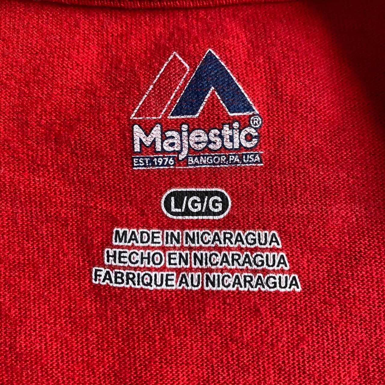 希少カラー MLB Cardinals ユニフォーム 刺繍ロゴ Majestic Majestic マジェスティック MLB St.Lois Cardinals セントルイス