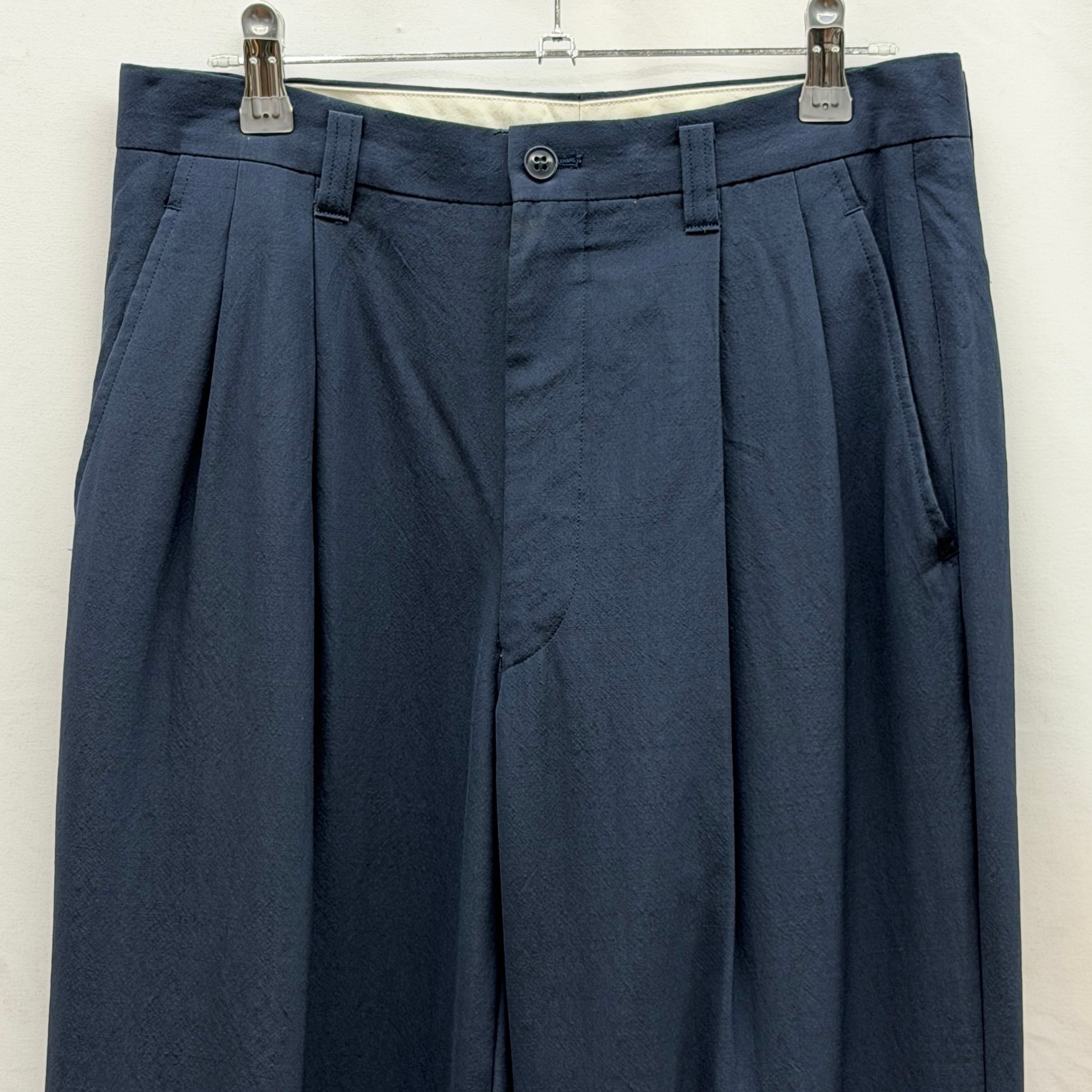 Christian Dior】SLACKS クリスチャンディオール スラックス ネイビー