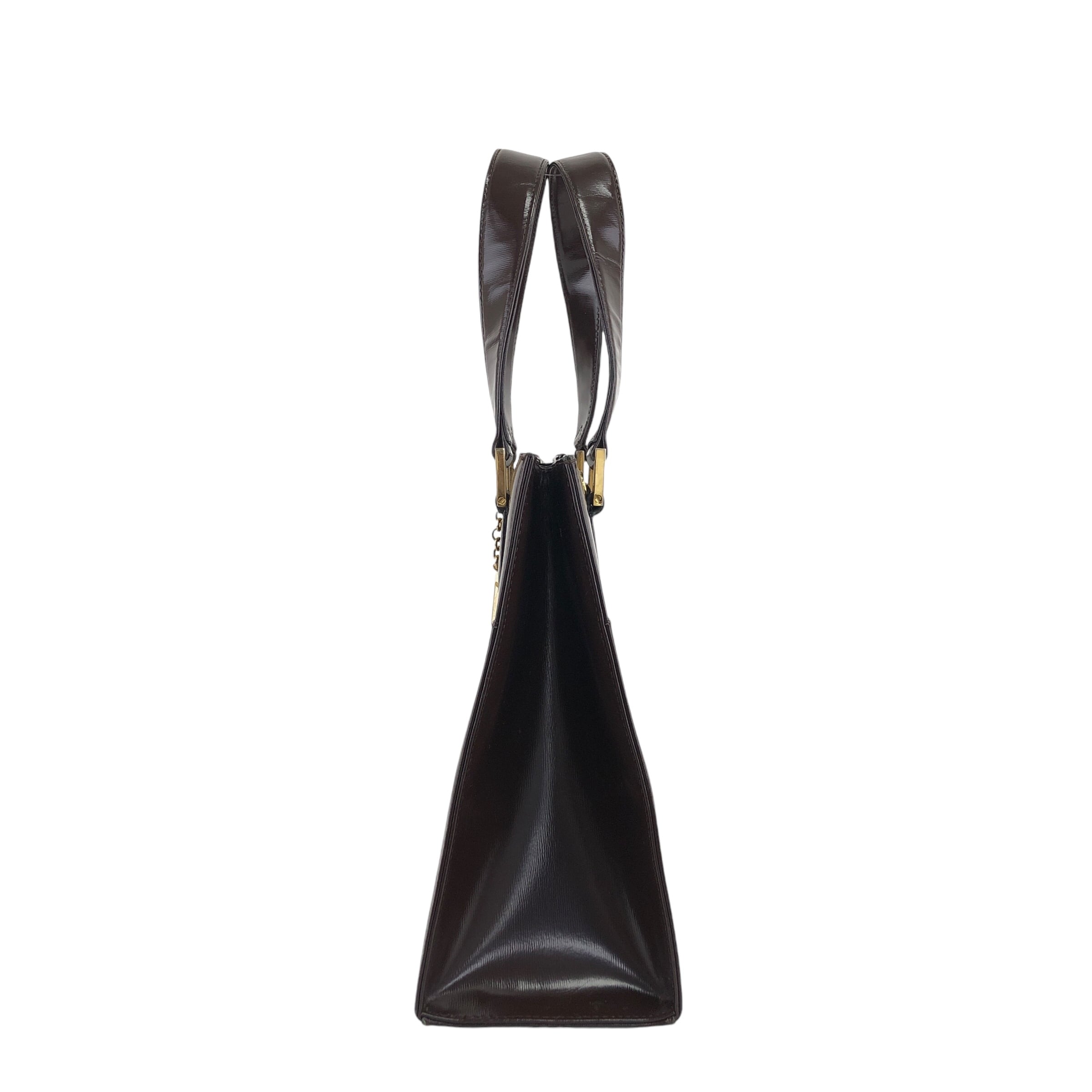 Yves Saint Laurent イヴ・サンローラン ハンドバッグ ブラウン YSL