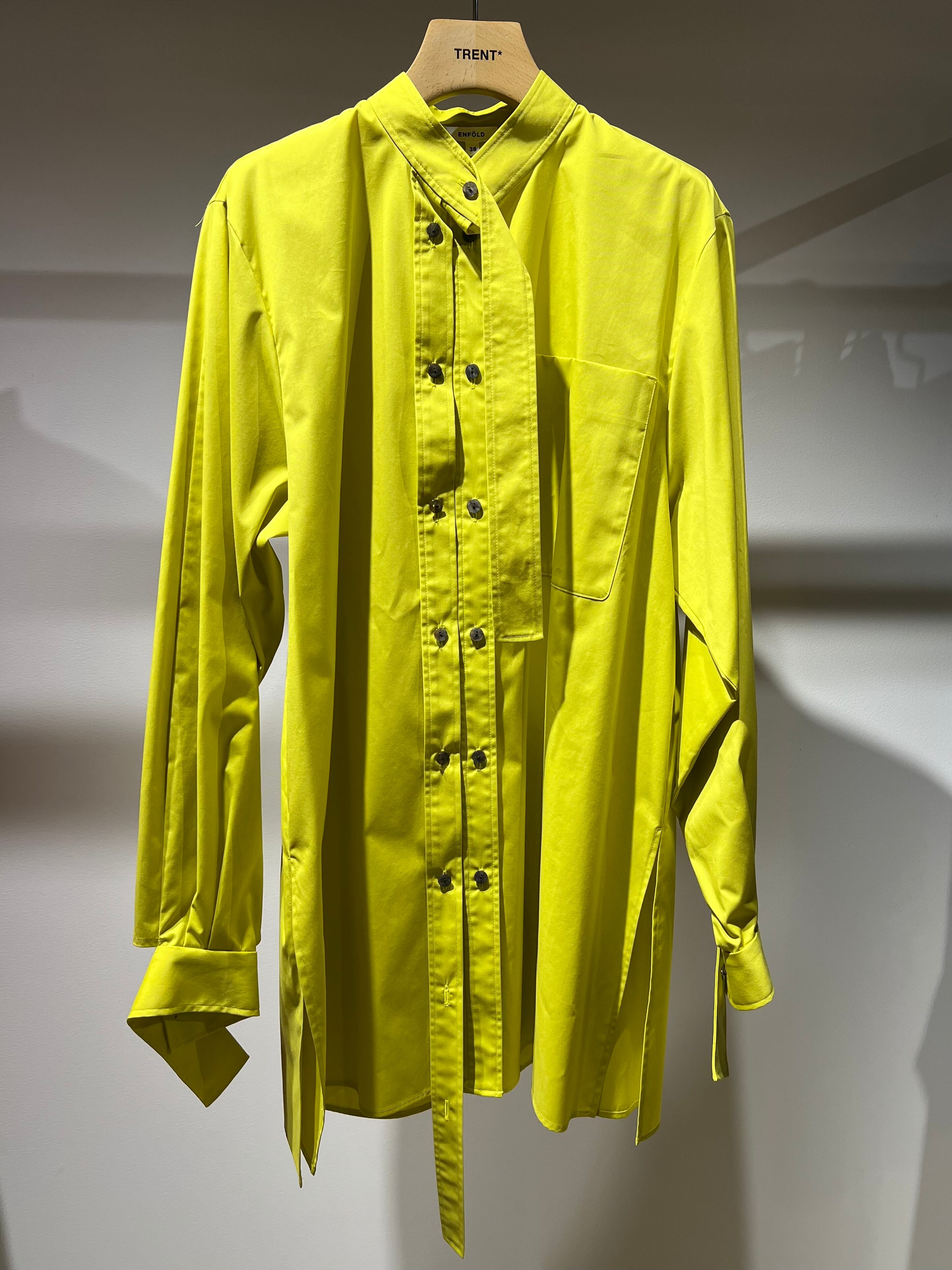 24年 ENFOLDモダン天竺 スクエアペプラム ロンT ブラウス エンフォルド